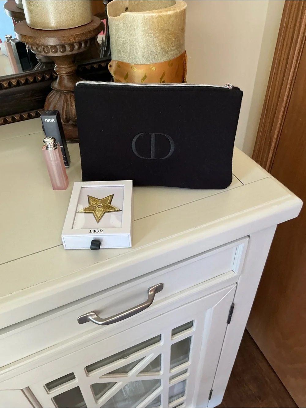 Christian Dior Beauty Velvet Pouch Lip Glow & Lucky Star Gift Bundle GWP